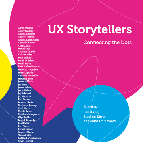 UX Storytellers book cover snap shot